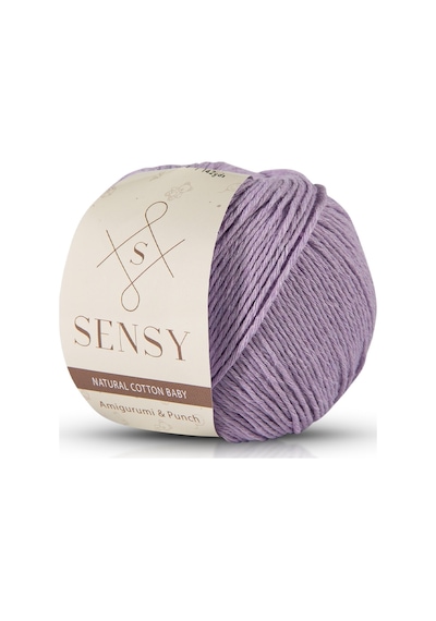 Premium Amigurumi Ipi Punch Panç Baby Soft Cotton 50 Gr Örgü Ip Lila