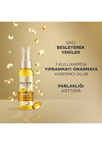 Pro-v E Vitaminli Keratin Koruyucu Yoğun Onarıcı Saç Bakım Yağı 100 Ml