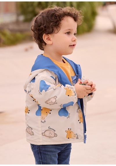 Mayoral Erkek Bebek Çift Taraflı Rüzgarlık Mavi - 01410 Mavi