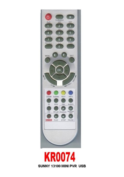 Sunny 13100 Mini Uydu Alıcı Kumandası 24661301
