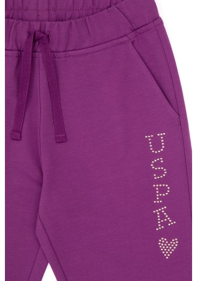 U.S. Polo Assn. Kız Çocuk Menekşe Jogger Eşofman Altı 50317895-VR037