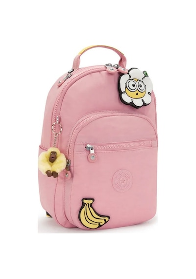 Kipling Seoul S Minions Small Sırt Çantası Pink Daisy Kı58531mı