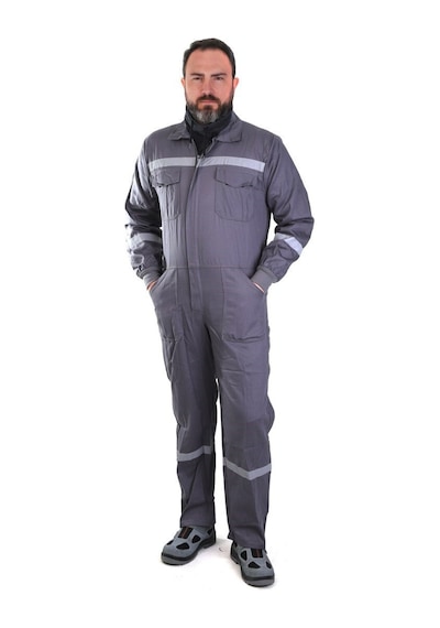 Eser - Gabardin Boy Tulum - Reflektörlü - Gri