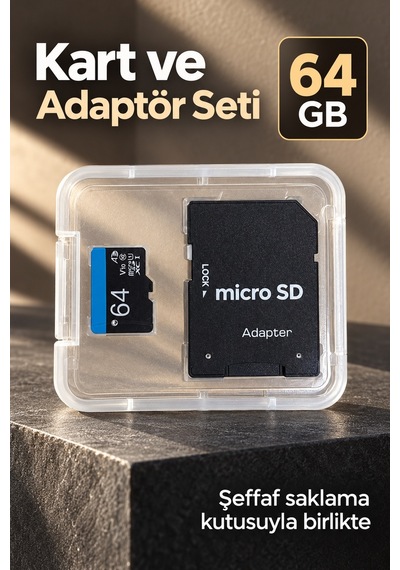 Shnstore Micro Sd Hafıza Kartı Şeffaf Saklama Kutulu Shntknd0720