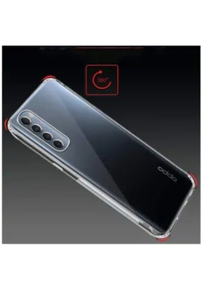 Kilifone - Oppo Reno 4 Pro 4g Uyumlu Kılıf Şeffaf Koruyucu Nitro Anti Shock Silikon - Renksiz - T15544