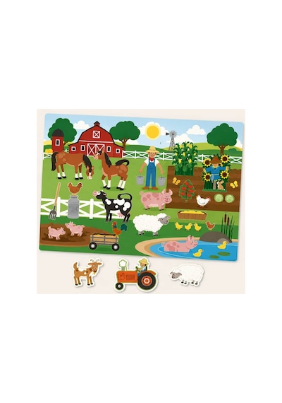 Melissa & Doug Yeniden Kullanılabilir Sticker Pad - Kasabam Serisi 200+ Çıkartma, 5 Sahne