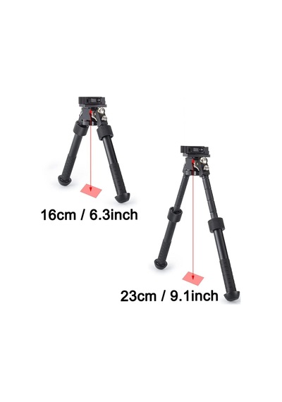Arazi Ekipmanı Atış Aksesuarı Kamp Malzemesi Super X Tac Picatinny Rail 22 Mm Hareketli Bipod