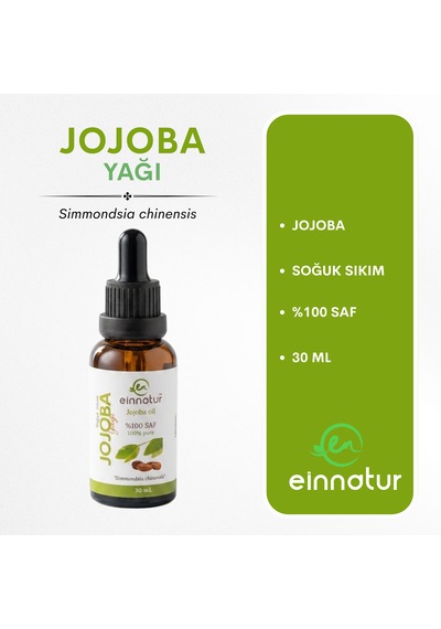 Jojoba Yağı 30 Ml %100 Saf Soğuk Sıkım Simmondsia Chinensis Oil