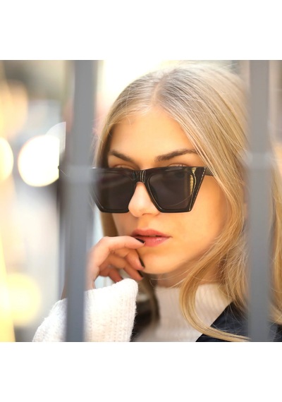 Babafiyatlar Cat Eye Siyah Kadın Güneş Gözlüğü