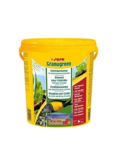 Granugreen Granül Balık Yemi 10 Lt 5400 Gr