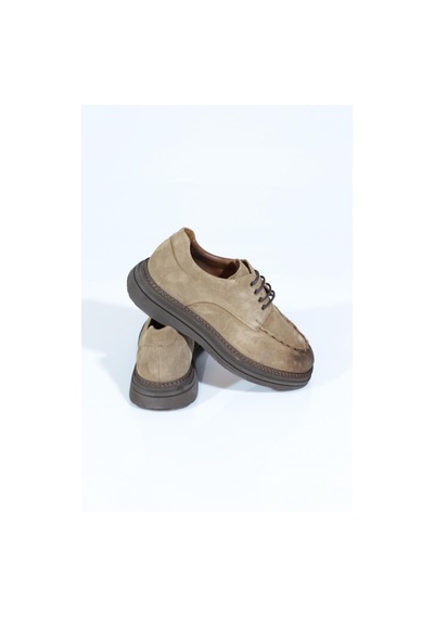 Dgn 969 Erkek Loafer Ayakkabi Koyu Taba Süet
