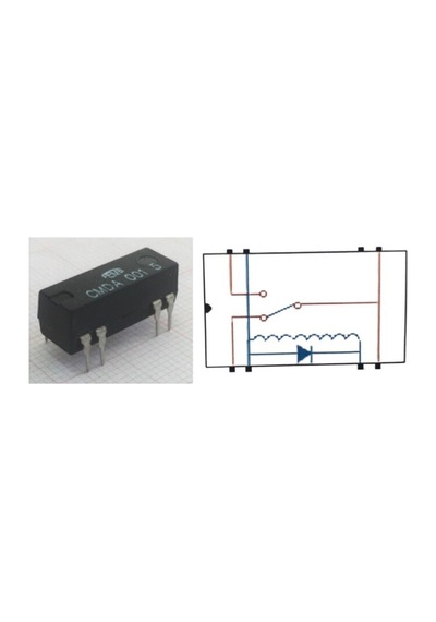 Cmda 001 5 Diyot Reed Röle Tek Enversör Kontak 5Vdc 0.25A(2 Adet)