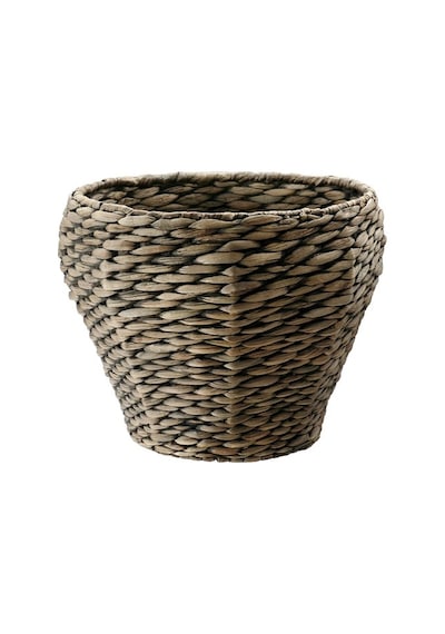 Koyu Kahve Saksı Su Sünbülü 24 Cm Doğal  Saksı İç Çap 31 Cm