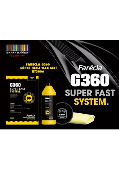 Farecla G360 Süper Hızlı Wax Seti Kt3006