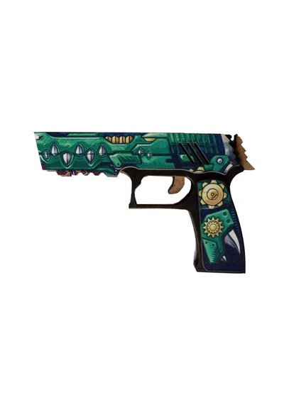 Ahşap Cs-go See You Later Lastik Atan Tabanca