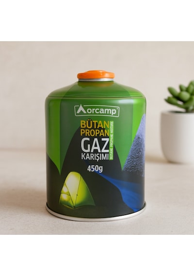 Butan Propan Gaz Kartuş 450g Kore Tipi Çok Renkli