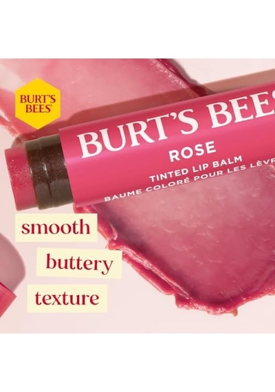 Burt&apos S Bees Renkli Dudak Bakım Kremi Rose