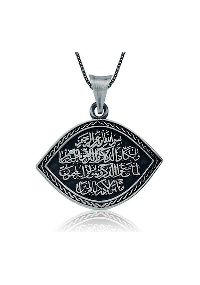 Gümüş Nazar Duası Kadın Kolye (551161838)