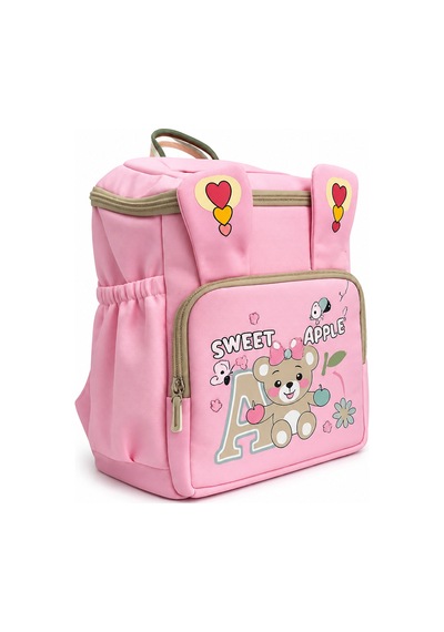 Ls-5170 Kız Çocuk Ana Okul Çantası Okul Çantası Pembe Vizon