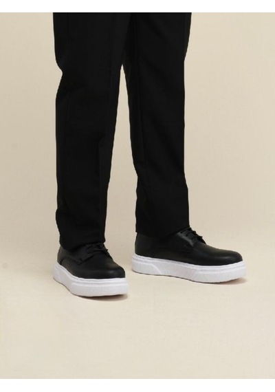 Erkek Çocuk Ortopedik Sneaker Ayakkabı-15738 Siyah