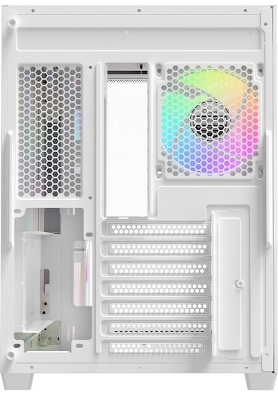 Iota C70 White Curve Argb Digital Tempered Glass Usb 3.0 Atx Mid Tower Kasa