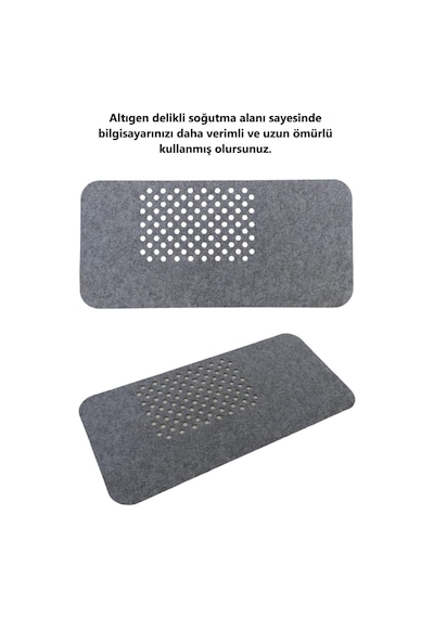 Lexroo Keçe Masa Üstü Mouse Pad Ve Bilgisayar Düzenleyici 70x32 Cm Standart