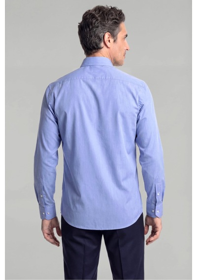 Bisse Klasik Yaka Regular Fit Mavi Uzun Kol Cepsiz Erkek Gömlek Gmkls250064 35 Bisse Klasik Yaka Regular Fit Mavi Uzun Kol Cepsiz Erkek Gömlek Gmkls250064 35