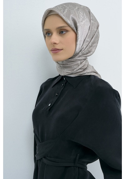 Armine Saf İpek Sura Eşarp-2026 İlkbahar-yaz- 952200d Vizon