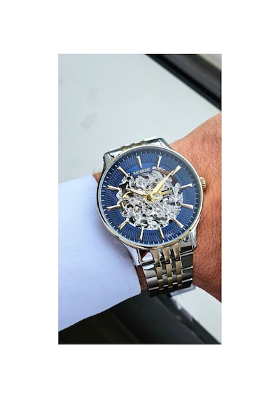 Skeleton G31275 - Özel Seri - Otomatik Erkek Kol Saati - İskelet Model - Ipgbl Lacivert