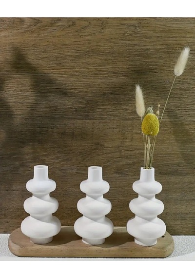 Bernami Biblo Pinterest Dekoratif Bohem Minimal 3lü Vazo Takımı