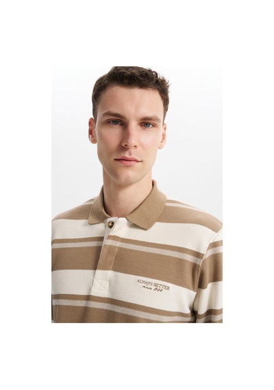 AR-MA Arma Erkek Ribanalı Regular Fit Çizgili Polo Yaka Sweatshirt %95 Pamuk %5 Elastane Ringel Pike K30554953002 Gri AR-MA Arma Erkek Ribanalı Regular Fit Çizgili Polo Yaka Sweatshirt %95 Pamuk %5 Elastane Ringel Pike K30554953002 Gri