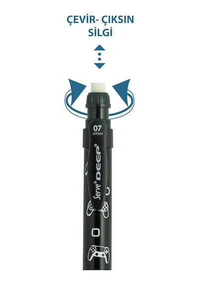 Deep Versatil Kalem Sketch Serisi 0.7mm Mat Siyah