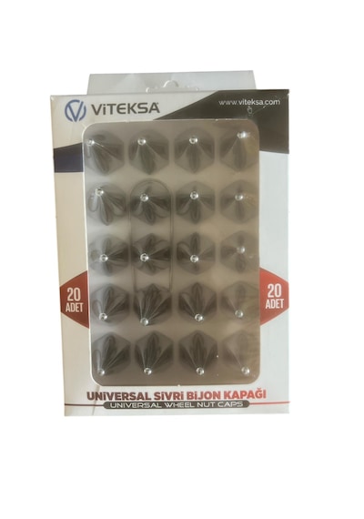 Bıjon Kapagı Sıvrı 17 Mm Krom 20 Set