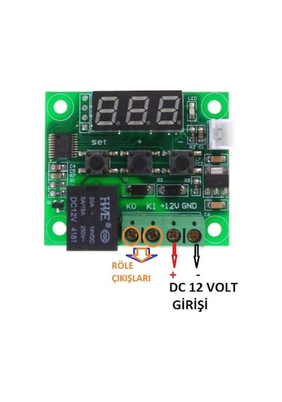 W1209 Dijital Termostat ( Kuluçka Kümes )