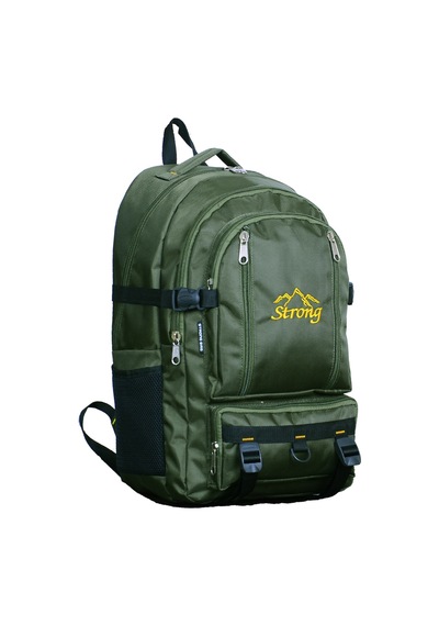 Strong Bag Strong 17-18.4 İnch Laptop Bölmeli Büyük Boy Sırt Çantası .Dağcı Çok Renkli