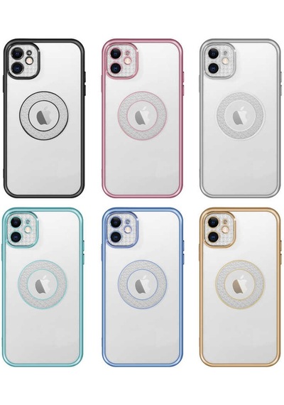 Apple Uyumlu iPhone 12 Kamera Korumalı Logo Gösteren Zore Esta Kapak