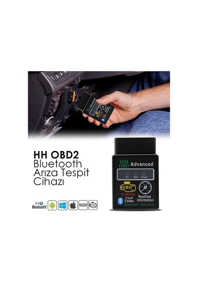 Gaman Arıza Tespit Cihazı Arıza Okuma Silme Bluetooth Obd2 Advanced Tüm Bilgisayara Bağlanan Araçlara Uyum