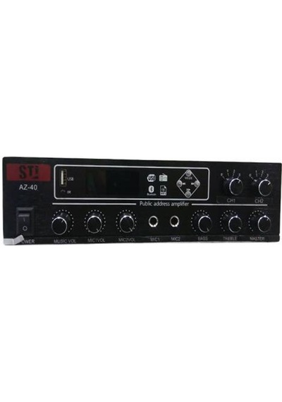 Stı Az-40 2 Bölgeli 2x80w Streo-hat Trafolu Anfi Mikser/usb/bluetooh