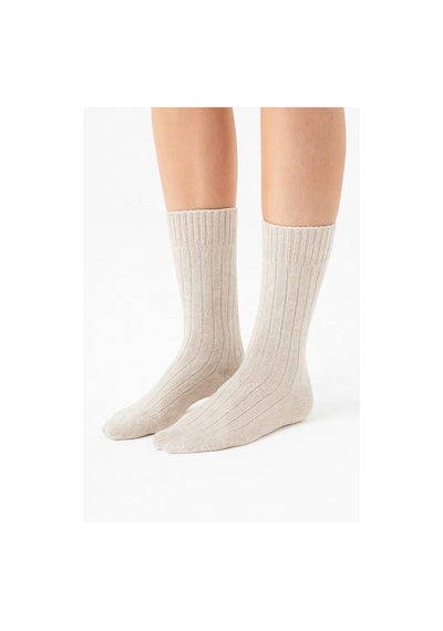 Socks 6 Çift Yünlü Kadın Norveç Doğal Yumuşak Kalın Termal Kışlık Fitilli Derbi Soket Çorap Çok Renkli