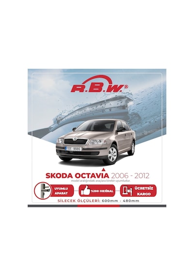 Rbw Skoda Octavia 2 Sw Kasa 2006-2012 Ön Muz Silecek Takımı