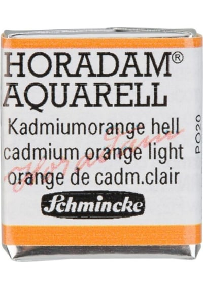 Schmincke : Horadam Aquarell Artist Sulu Boya : Yarım Tablet : Seri 3 227 Cadmium Orange Light
