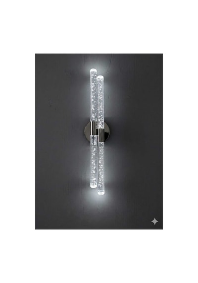 Bubbleflux Dubble Large 51 Cm Modern Tasarım Led Aplik - Duvar Lambası - Antrasit Gri - Elektrikli - Kumandalı - Beyaz Led Antrasit Elektrikli Kumandalı