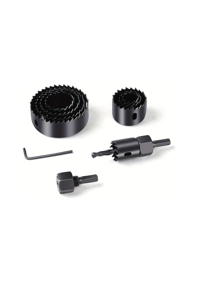 1in1 Buat Açma Panç Seti Metal - Ahşap - Pvc - Alçıpan - Pls. 19-22-29-32-38-44-51-64mm 5468