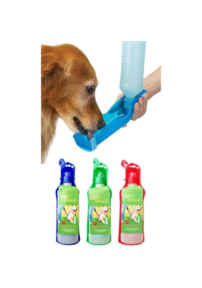 Askılı Seyahat Gezdirme Köpek Suluğu 500 ML