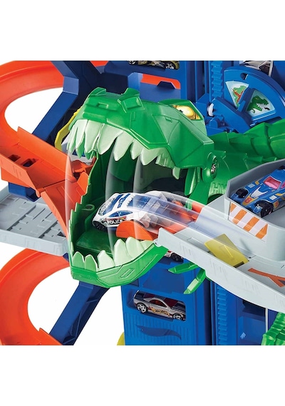 Hot Wheels Robotik T-Rex Ultimate - Garaj