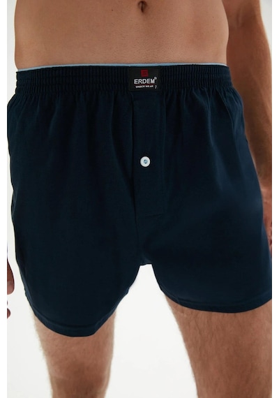 Erdem Erkek Penye Düz Renk Boxer 1400 - 3 Adet 001
