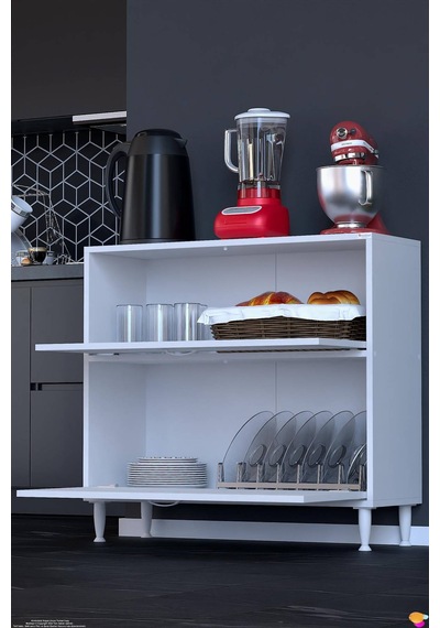 Gaye Çok Amaçlı 2 Kapaklı Dolap 90x87x32 Cm Banyo Mutfak Çocuk Odası Düzenleyici Kiler Beyaz Gaye Çok Amaçlı 2 Kapaklı Dolap 90x87x32 Cm Banyo Mutfak Çocuk Odası Düzenleyici Kiler Beyaz