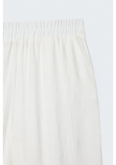 Sateen Lily Pantolon - Ekru-137525