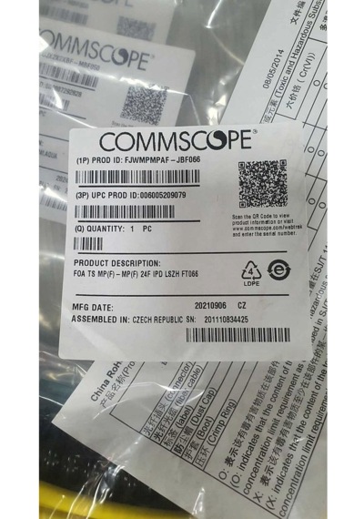 Fiber Optik Mpo Kablo 24 Core Single Mode Korumalı 20 M Fjwmpmpaf