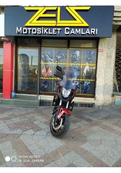 Zeus Motor 2012-2015 Honda Nc 750 X Uyumlu Uzun Ön Cam Açık Füme